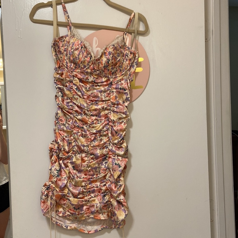 For Love and Lemons Victoria’s Secret Mini Floral Bustier Dress Size Medium NWT